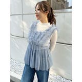 チュールフリルチュニックブラウス | MERCURYDUO | 詳細画像8