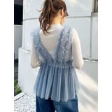 チュールフリルチュニックブラウス | MERCURYDUO | 詳細画像9