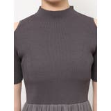 チュールドッキングオープンショルダーワンピース | MERCURYDUO | 詳細画像27 