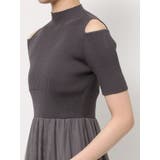 チュールドッキングオープンショルダーワンピース | MERCURYDUO | 詳細画像28 