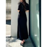 2WAYオーガンジードッキングラッフルニットワンピース | MERCURYDUO | 詳細画像12 