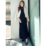 2WAYオーガンジードッキングラッフルニットワンピース | MERCURYDUO | 詳細画像13 