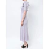 2WAYオーガンジードッキングラッフルニットワンピース | MERCURYDUO | 詳細画像20 