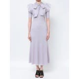 2WAYオーガンジードッキングラッフルニットワンピース | MERCURYDUO | 詳細画像26 