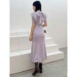 2WAYオーガンジードッキングラッフルニットワンピース | MERCURYDUO | 詳細画像5 