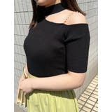 ショルダーパールチェーンニット | MERCURYDUO | 詳細画像14 