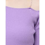 ショルダーパールチェーンニット | MERCURYDUO | 詳細画像32 