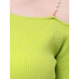 ショルダーパールチェーンニット | MERCURYDUO | 詳細画像35 