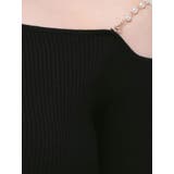 ショルダーパールチェーンニット | MERCURYDUO | 詳細画像37 