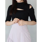 ブラック | 2WAYカットアウトニット | MERCURYDUO