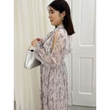 花柄プリーツティアードワンピース | MERCURYDUO | 詳細画像15