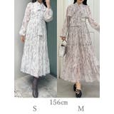 花柄プリーツティアードワンピース | MERCURYDUO | 詳細画像2