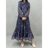 花柄プリーツティアードワンピース | MERCURYDUO | 詳細画像20