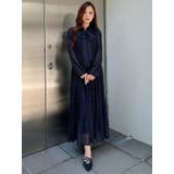 花柄プリーツティアードワンピース | MERCURYDUO | 詳細画像26