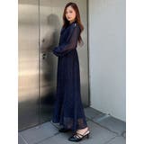 花柄プリーツティアードワンピース | MERCURYDUO | 詳細画像27