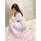 花柄プリーツティアードワンピース | MERCURYDUO | 詳細画像32