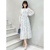 花柄プリーツティアードワンピース | MERCURYDUO | 詳細画像39