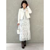 花柄プリーツティアードワンピース | MERCURYDUO | 詳細画像44