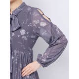 花柄プリーツティアードワンピース | MERCURYDUO | 詳細画像49