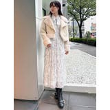 花柄プリーツティアードワンピース | MERCURYDUO | 詳細画像7