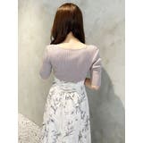 ボレロレイヤード風ニットドッキングワンピース | MERCURYDUO | 詳細画像6 