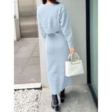 ラメシャギーカーデセットキャミニットワンピース | MERCURYDUO | 詳細画像11 