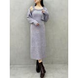 ラメシャギーカーデセットキャミニットワンピース | MERCURYDUO | 詳細画像3 