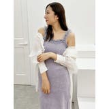 ラメシャギーカーデセットキャミニットワンピース | MERCURYDUO | 詳細画像9 