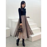 2WAYチュールニットドッキングワンピース | MERCURYDUO | 詳細画像26 