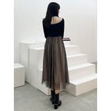 2WAYチュールニットドッキングワンピース | MERCURYDUO | 詳細画像28 