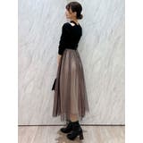 2WAYチュールニットドッキングワンピース | MERCURYDUO | 詳細画像8 