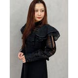 2WAYシアーチェックラッフルドッキングワンピース | MERCURYDUO | 詳細画像7 