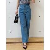 ハイウエストストレートストレッチデニム | MERCURYDUO | 詳細画像1 