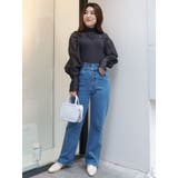 ハイウエストストレートストレッチデニム | MERCURYDUO | 詳細画像13 