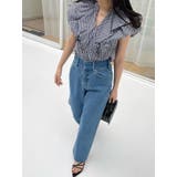 ハイウエストストレートストレッチデニム | MERCURYDUO | 詳細画像15 