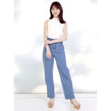 ハイウエストストレートストレッチデニム | MERCURYDUO | 詳細画像3 