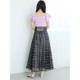 スパンコールレーススカート | MERCURYDUO | 詳細画像13