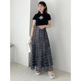 スパンコールレーススカート | MERCURYDUO | 詳細画像23