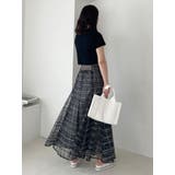 スパンコールレーススカート | MERCURYDUO | 詳細画像24