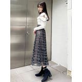 スパンコールレーススカート | MERCURYDUO | 詳細画像30