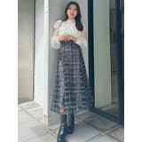 スパンコールレーススカート | MERCURYDUO | 詳細画像36