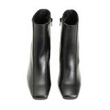 メタルパーツダブル切り替えスクエアトゥブーツ | MERCURYDUO | 詳細画像11