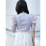 2WAY異素材パフスリーブカットアウトニット | MERCURYDUO | 詳細画像17