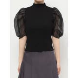 2WAY異素材パフスリーブカットアウトニット | MERCURYDUO | 詳細画像37