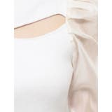 2WAY異素材パフスリーブカットアウトニット | MERCURYDUO | 詳細画像39