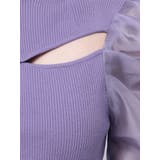 2WAY異素材パフスリーブカットアウトニット | MERCURYDUO | 詳細画像40