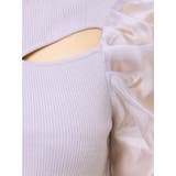 2WAY異素材パフスリーブカットアウトニット | MERCURYDUO | 詳細画像41