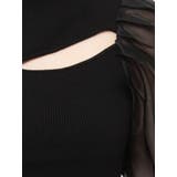 2WAY異素材パフスリーブカットアウトニット | MERCURYDUO | 詳細画像42