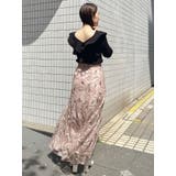 2WAYフォールドラッフルロングスリーブニット | MERCURYDUO | 詳細画像32 