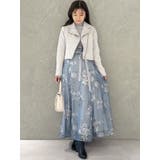 フラワードッキングコルセットワンピース | MERCURYDUO | 詳細画像13